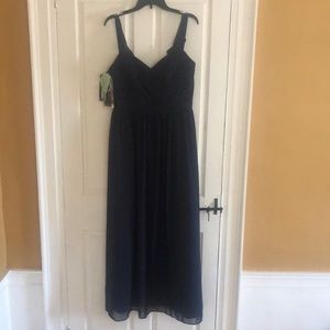 Alfred Angelo navy long dress